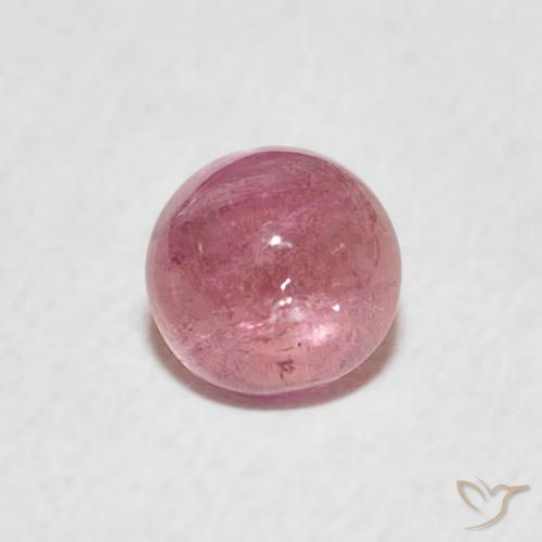 0.64ct Natural Magenta Pink Tourmaline, Round, Transparent
