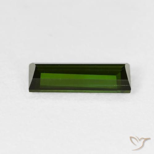 Tourmaline Gemstone in 10 x 4.1 mm Size for Sale, Tourmaline Stone in Earthy Green Color