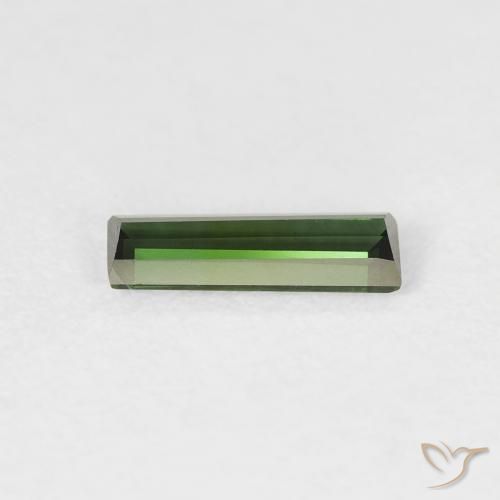 Tourmaline Gemstone in 8.3 x 2.8 mm Size for Sale, Tourmaline Stone in Medium Dark-Green Color