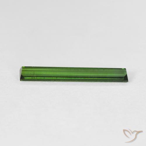 Tourmaline Gemstone in 15.8 x 2.4 mm Size for Sale, Tourmaline Stone in Medium Dark-Green Color