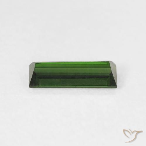 Tourmaline Gemstone in 8.9 x 3.4 mm Size for Sale, Tourmaline Stone in Forest Green Color