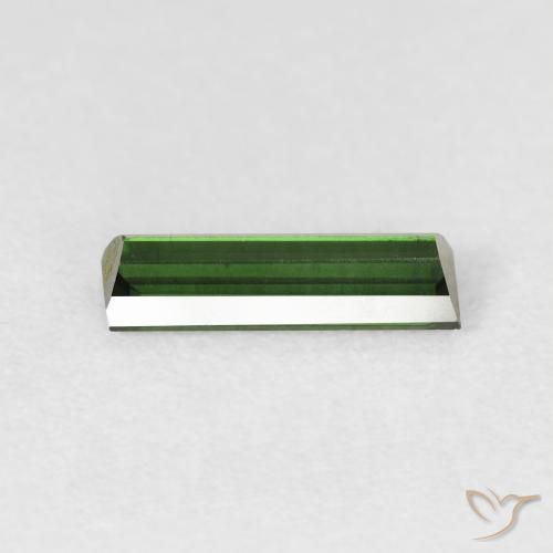 Tourmaline Gemstone in 9.7 x 3 mm Size for Sale, Tourmaline Stone in Earthy Green Color
