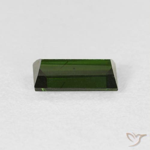 Tourmaline Gemstone in 8 x 4.2 mm Size for Sale, Tourmaline Stone in Dark Green Color