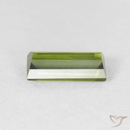 Tourmaline Gemstone in 9.2 x 4.1 mm Size for Sale, Tourmaline Stone in Earth Green Color