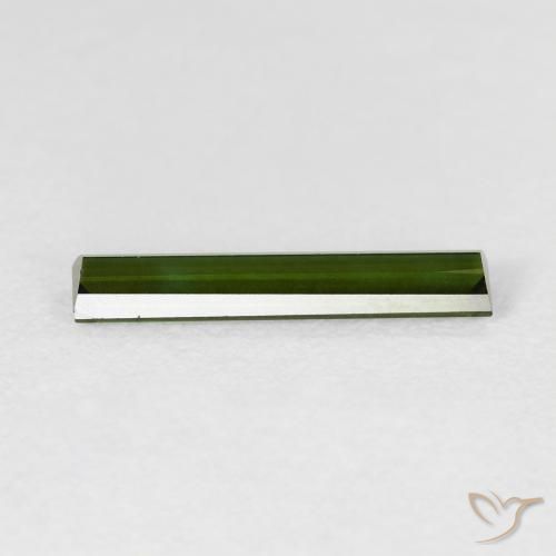 Tourmaline Gemstone in 15 x 2.9 mm Size for Sale, Tourmaline Stone in Forest Green Color