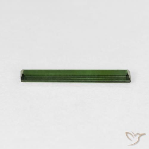 Tourmaline Gemstone in 13.7 x 2 mm Size for Sale, Tourmaline Stone in Forest Green Color