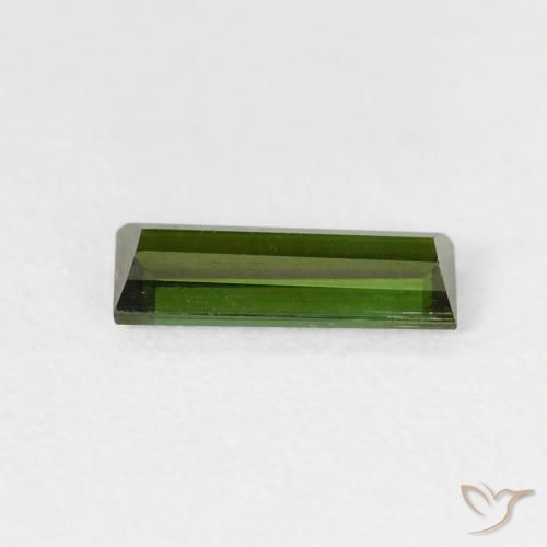 Tourmaline Gemstone in 8.9 x 3.4 mm Size for Sale, Tourmaline Stone in Dark Green Color