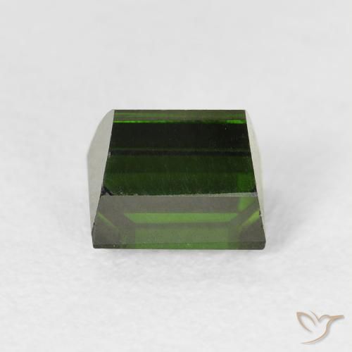 Tourmaline Gemstone in 5.9 x 4.6 mm Size for Sale, Tourmaline Stone in Forest Green Color