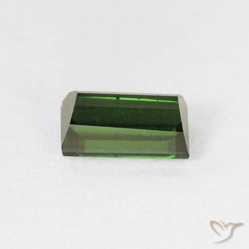Tourmaline Gemstone in 6.8 x 3.9 mm Size for Sale, Tourmaline Stone in Earthy Green Color
