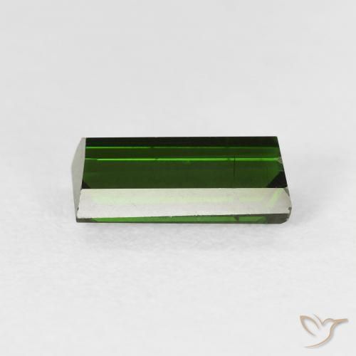 Tourmaline Gemstone in 9.7 x 4.4 mm Size for Sale, Tourmaline Stone in Dark Green Color