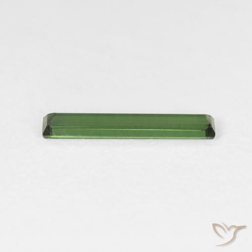 Tourmaline Gemstone in 13.4 x 2.4 mm Size for Sale, Tourmaline Stone in Dark Green Color