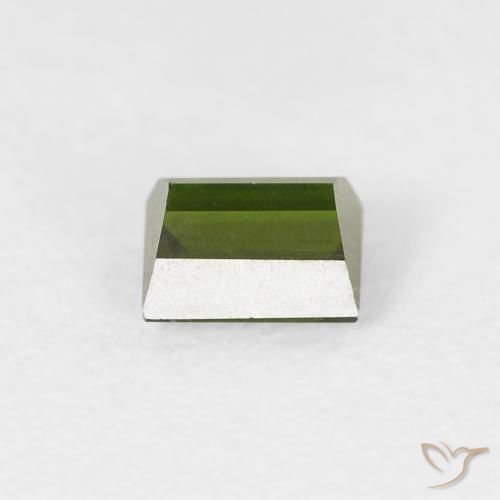 Tourmaline Gemstone in 4.6 x 3.8 mm Size for Sale, Tourmaline Stone in Forest Green Color