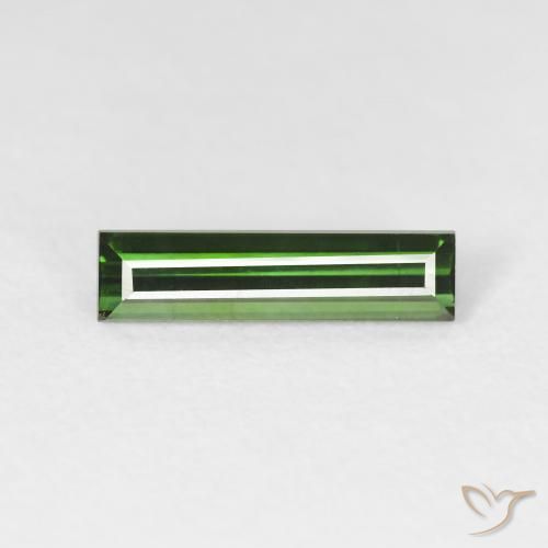 1.17ct Natural Forest Green Tourmaline, Baguette, VS