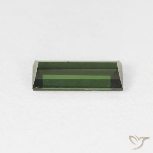 Tourmaline Gemstone in 9 x 4 mm Size for Sale, Tourmaline Stone in Forest Green Color