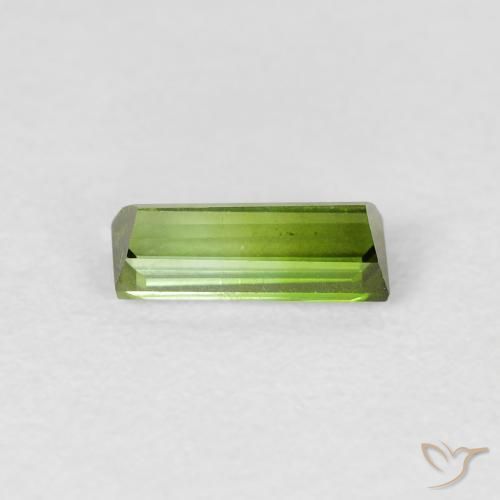 Tourmaline Gemstone in 7.8 x 3.1 mm Size for Sale, Tourmaline Stone in Warm Green Color