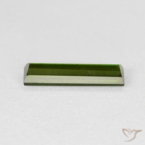 Tourmaline Gemstone in 12.2 x 3.2 mm Size for Sale, Tourmaline Stone in Deep Green Color