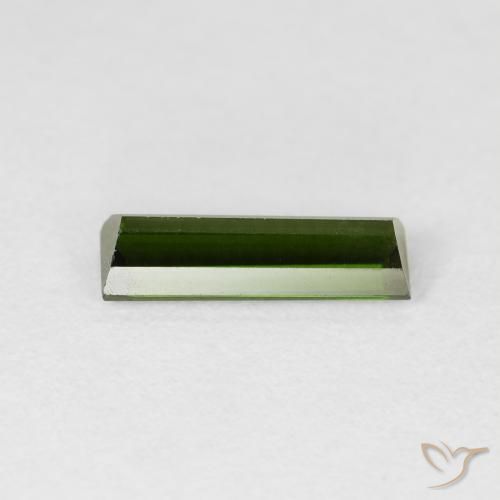 Tourmaline Gemstone in 11.5 x 3.8 mm Size for Sale, Tourmaline Stone in Forest Green Color