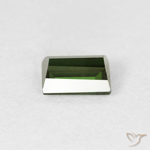 Tourmaline Gemstone in 5.6 x 3.9 mm Size for Sale, Tourmaline Stone in Forest Green Color