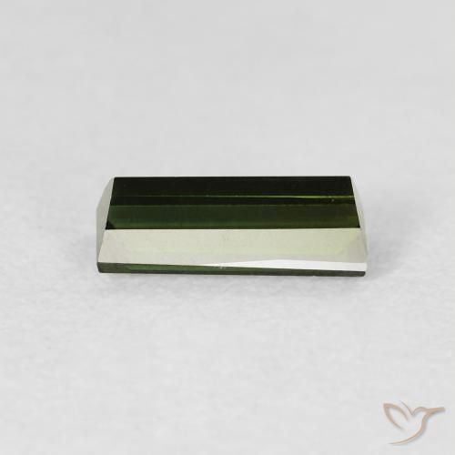 Tourmaline Gemstone in 8.5 x 3.2 mm Size for Sale, Tourmaline Stone in Earthy Green Color