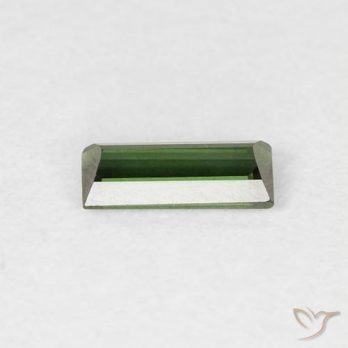 Tourmaline Gemstone in 6.5 x 2.7 mm Size for Sale, Tourmaline Stone in Dark Green Color