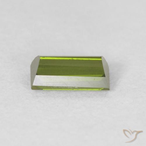 Tourmaline Gemstone in 6.1 x 3 mm Size for Sale, Tourmaline Stone in Deep Green Color
