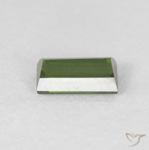 Tourmaline Gemstone in 6.1 x 3.1 mm Size for Sale, Tourmaline Stone in Dark Green Color
