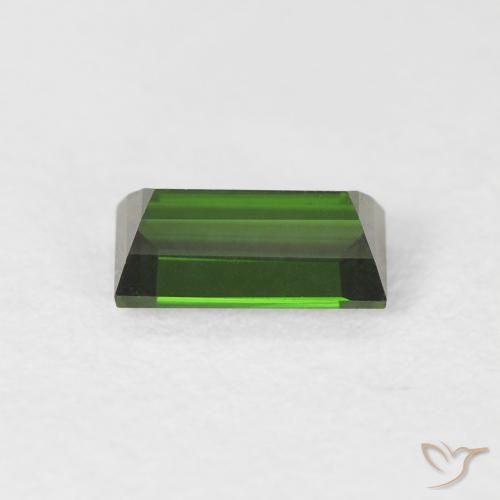 Tourmaline Gemstone in 7.2 x 4.2 mm Size for Sale, Tourmaline Stone in Earthy Green Color
