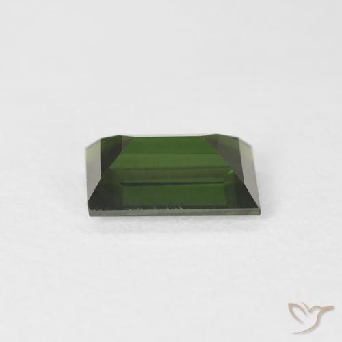 Tourmaline Gemstone in 7.9 x 5.3 mm Size for Sale, Tourmaline Stone in Forest Green Color
