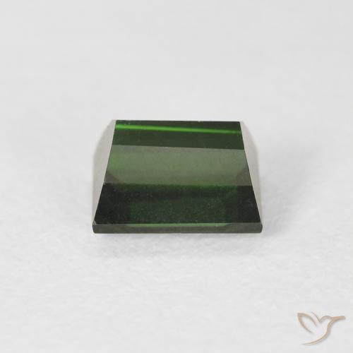 Tourmaline Gemstone in 6.2 x 5.1 mm Size for Sale, Tourmaline Stone in Dark Green Color