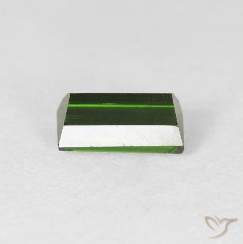 Tourmaline Gemstone in 7.6 x 4 mm Size for Sale, Tourmaline Stone in Dark Earthy Green Color