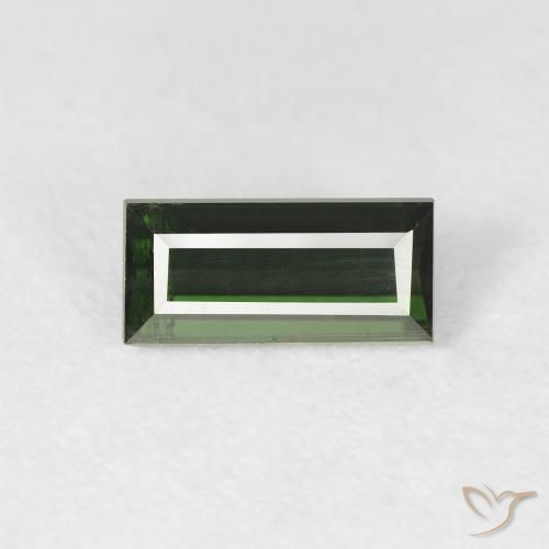 1.01ct Natural Forest Green Tourmaline, Baguette, VS
