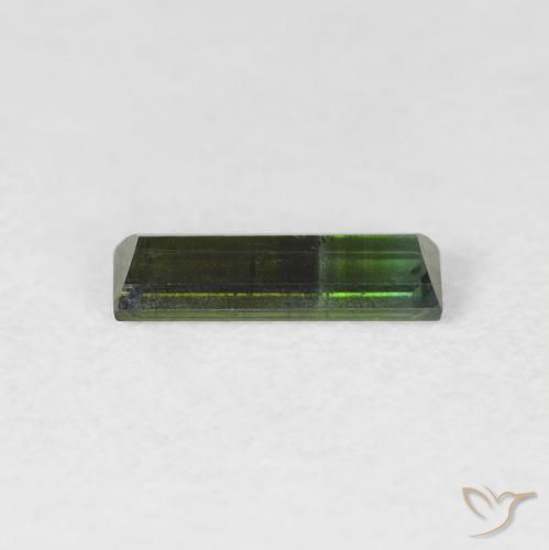 Tourmaline Gemstone in 8.8 x 2.7 mm Size for Sale, Tourmaline Stone in Very Dark Green Color