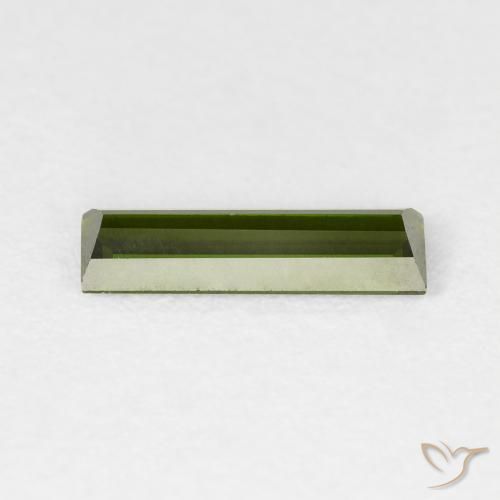 Tourmaline Gemstone in 11 x 3.4 mm Size for Sale, Tourmaline Stone in Dark Green Color