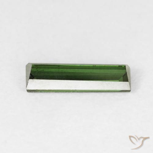 Tourmaline Gemstone in 9.7 x 3.2 mm Size for Sale, Tourmaline Stone in Dark Green Color
