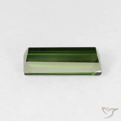 Tourmaline Gemstone in 9.3 x 3.7 mm Size for Sale, Tourmaline Stone in Forest Green Color