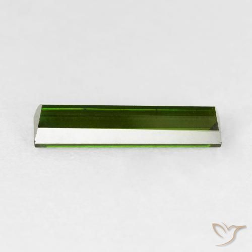 Tourmaline Gemstone in 14 x 3.7 mm Size for Sale, Tourmaline Stone in Forest Green Color