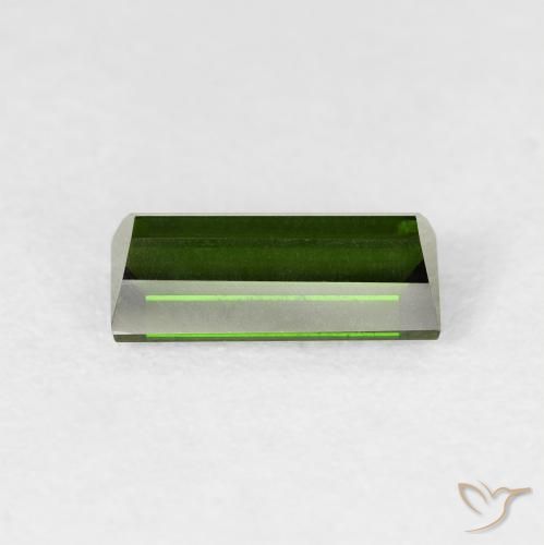 Tourmaline Gemstone in 8.8 x 4.1 mm Size for Sale, Tourmaline Stone in Dark Green Color