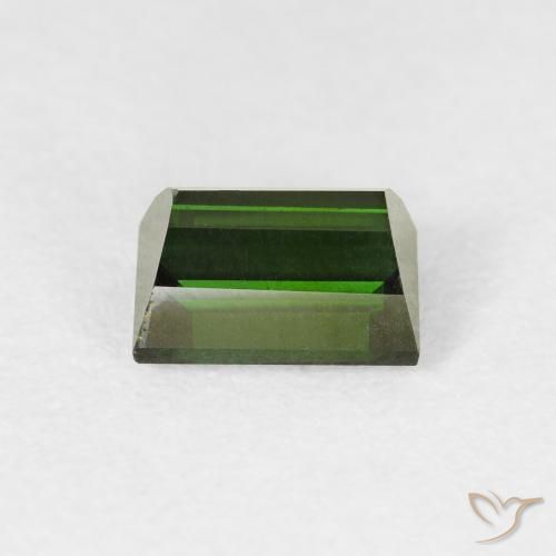 Tourmaline Gemstone in 6.7 x 4.5 mm Size for Sale, Tourmaline Stone in Deep Green Color
