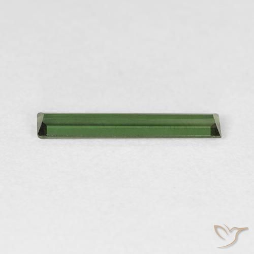 Tourmaline Gemstone in 13.7 x 2.4 mm Size for Sale, Tourmaline Stone in Deep Green Color