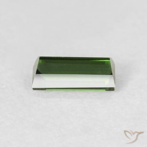 Tourmaline Gemstone in 6.4 x 3 mm Size for Sale, Tourmaline Stone in Deep Green Color