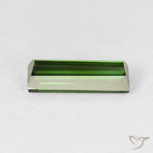 Tourmaline Gemstone in 9.4 x 3.4 mm Size for Sale, Tourmaline Stone in Earthy Green Color