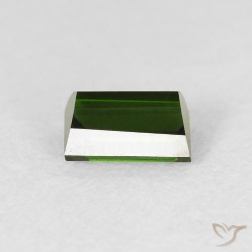Tourmaline Gemstone in 6.4 x 4.1 mm Size for Sale, Tourmaline Stone in Deep Green Color
