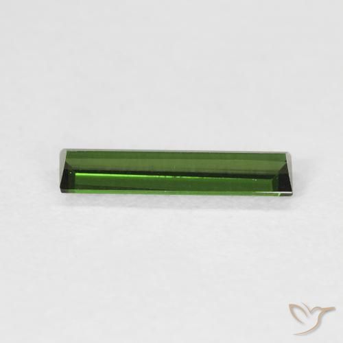Tourmaline Gemstone in 11 x 2.8 mm Size for Sale, Tourmaline Stone in Deep Green Color