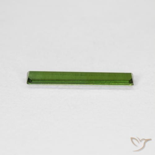 Tourmaline Gemstone in 13.5 x 2 mm Size for Sale, Tourmaline Stone in Deep Green Color
