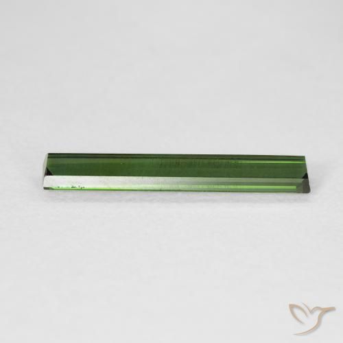 Tourmaline Gemstone in 17.8 x 2.6 mm Size for Sale, Tourmaline Stone in Yellowish Green Color