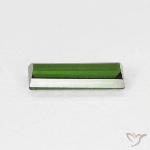 Tourmaline Gemstone in 9.3 x 3.2 mm Size for Sale, Tourmaline Stone in Forest Green Color