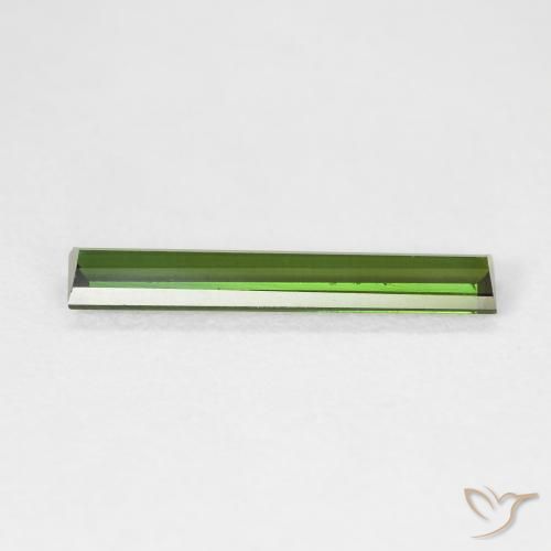 Tourmaline Gemstone in 17.7 x 3.2 mm Size for Sale, Tourmaline Stone in Deep Green Color
