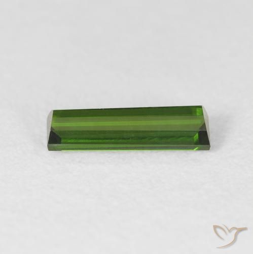 Tourmaline Gemstone in 9.6 x 3 mm Size for Sale, Tourmaline Stone in Dark Green Color
