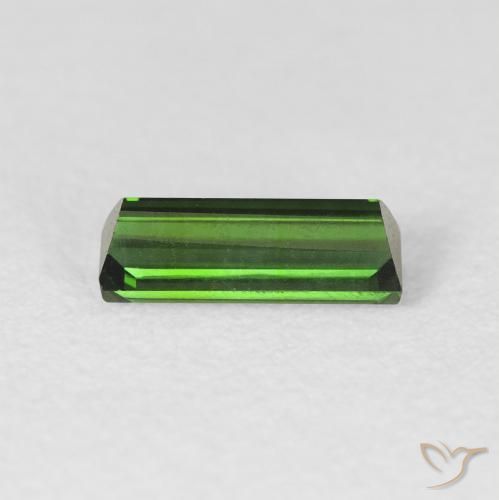 Tourmaline Gemstone in 8.4 x 3.1 mm Size for Sale, Tourmaline Stone in Dark Green Color