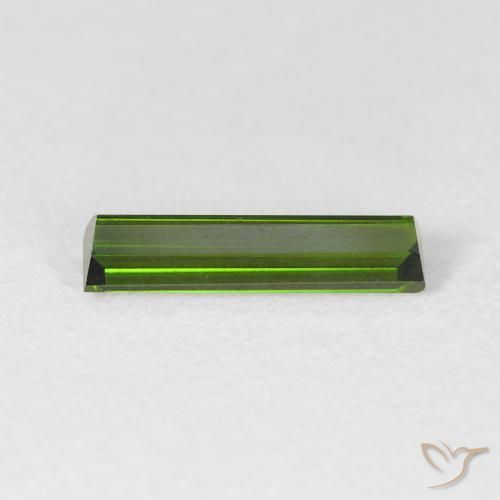 Tourmaline Gemstone in 11 x 2.9 mm Size for Sale, Tourmaline Stone in Dark Green Color